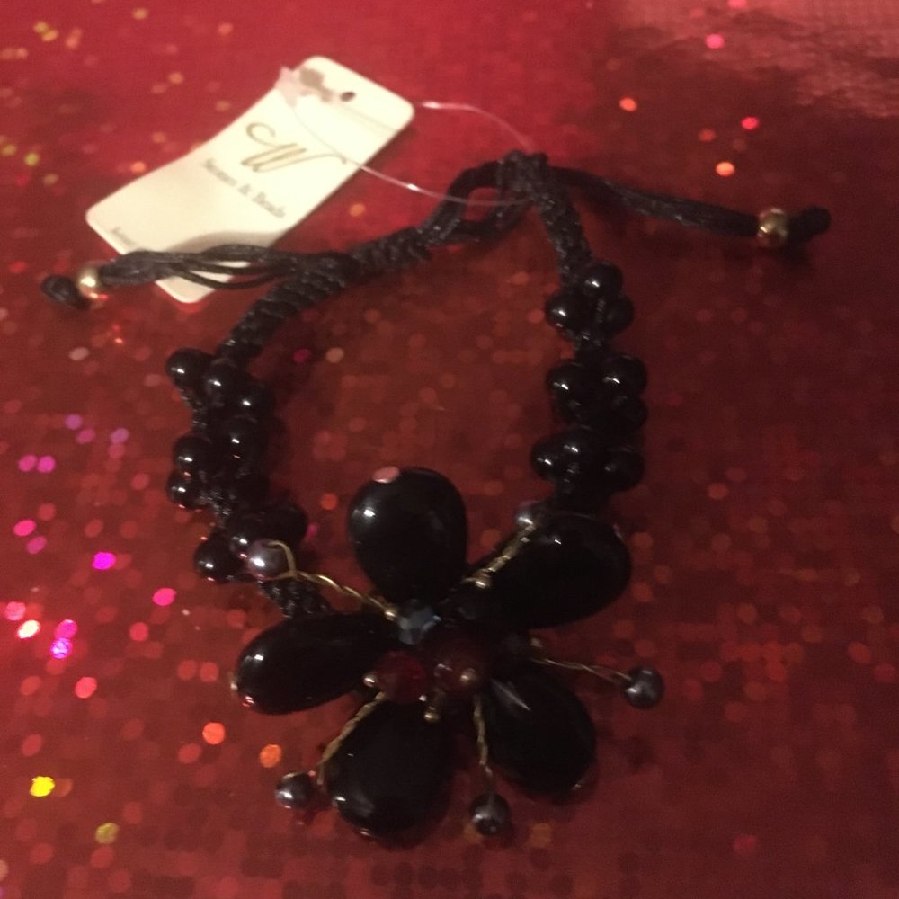 Chinese Macrame Stone Bracelet -125 $18 FIRM